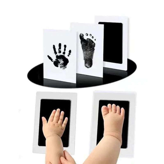 DIY Kit for Souvenir Feet/Handprints on white background Multivariant souvenir hands - Granted solutions