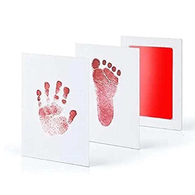 DIY Kit for Souvenir Feet/Handprints on white background Multivariant souvenir hands - Granted solutions