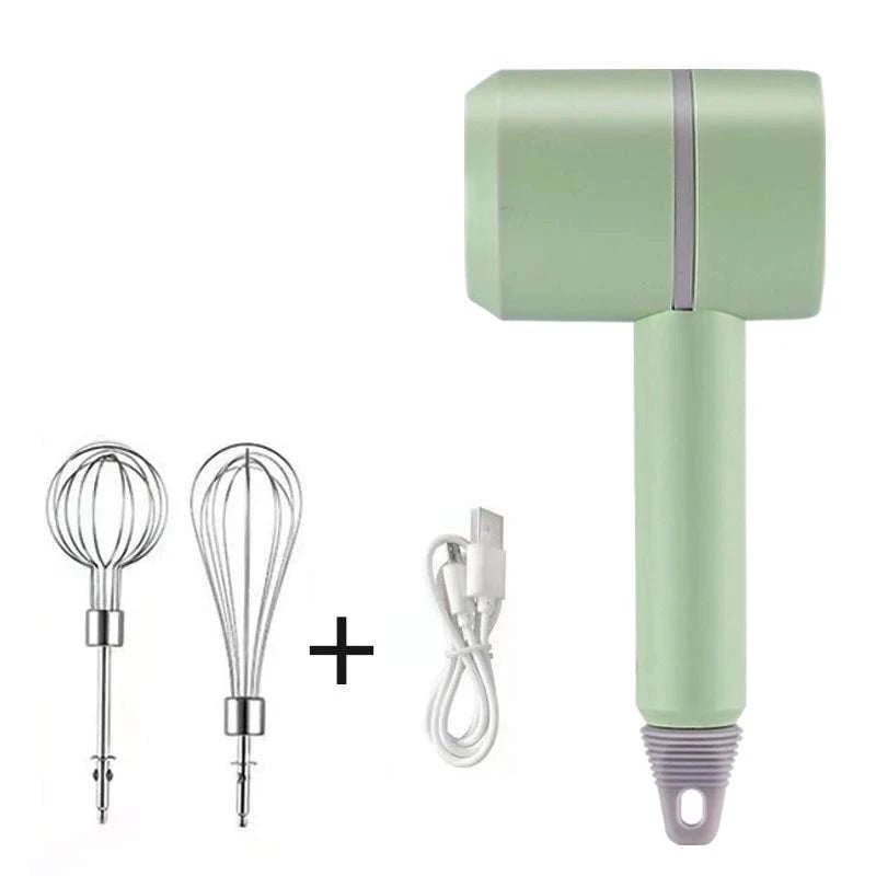 Cordless Hand Mixer – 3-Speed High-Power Portable Kitchen Mixer
