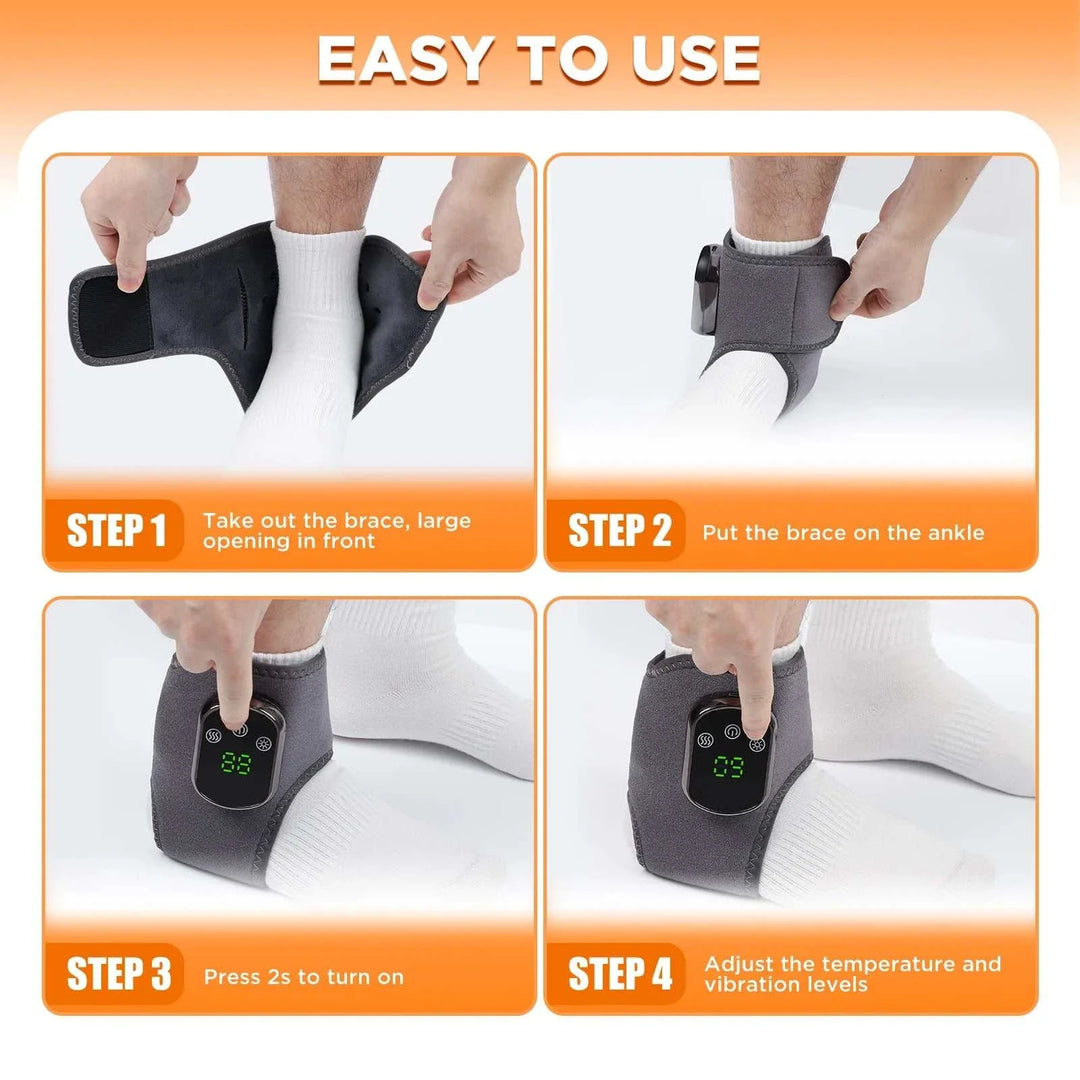 heated massage support wrap