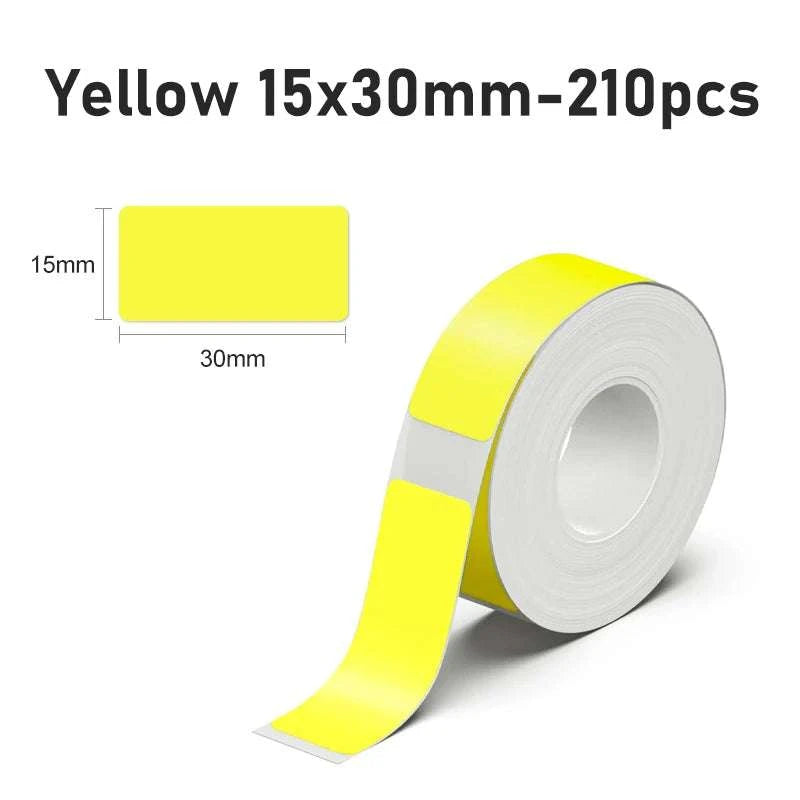 Marklife P15 Thermal Label Stickers Refill Rolls – Self-Adhesive Label Tape for P15, D30, P12 & Q30 Mini Printers