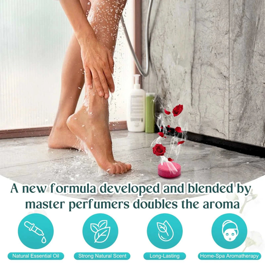 Shower Steamers Aromatherapy - 12 Pack Shower Bombs with Essential Oils Mint Eucalyptus Scent for Shower,.