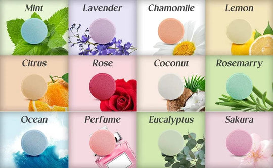 Shower Steamers Aromatherapy - 12 Pack Shower Bombs with Essential Oils Mint Eucalyptus Scent for Shower,.