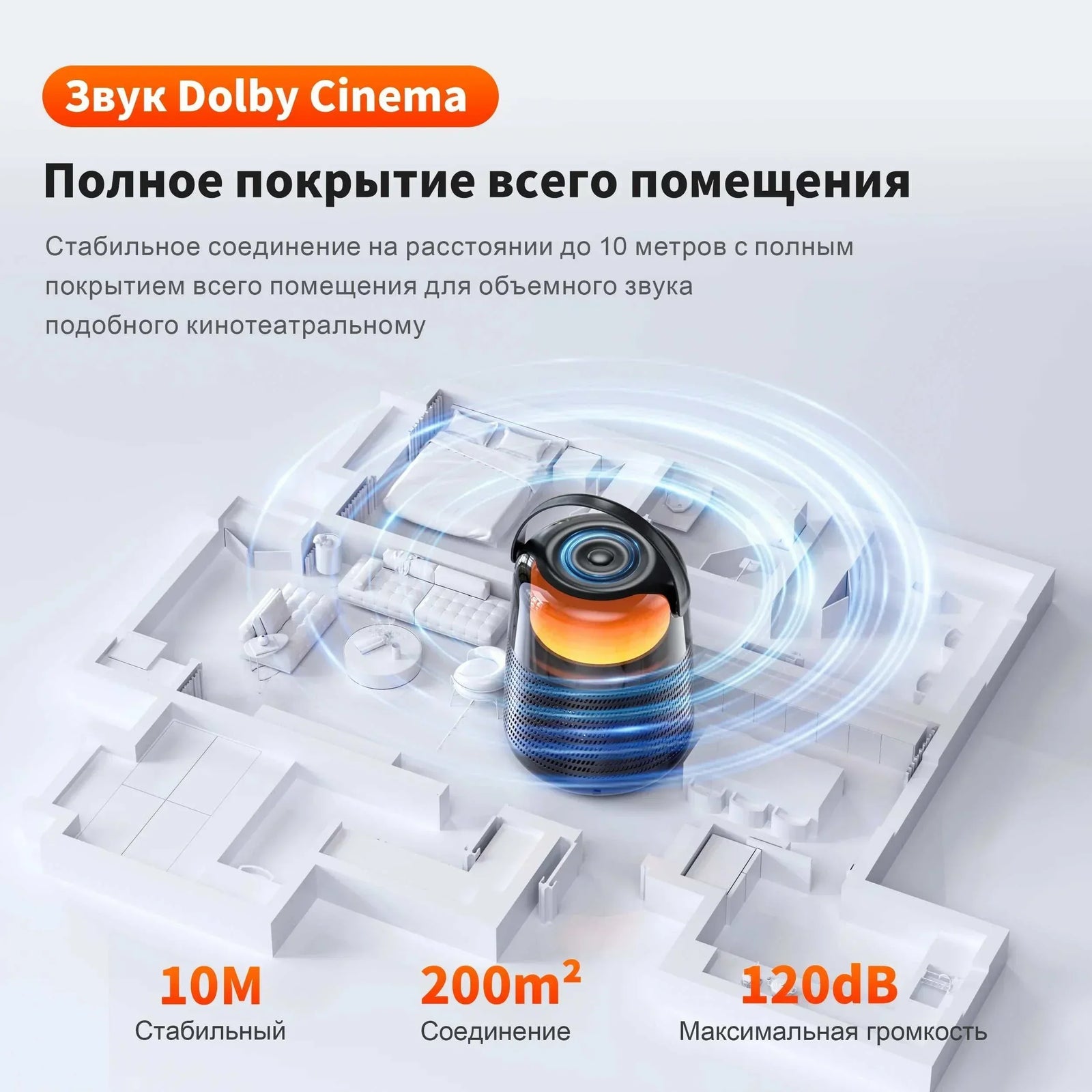 Sonic Wave Bluetooth Speaker.