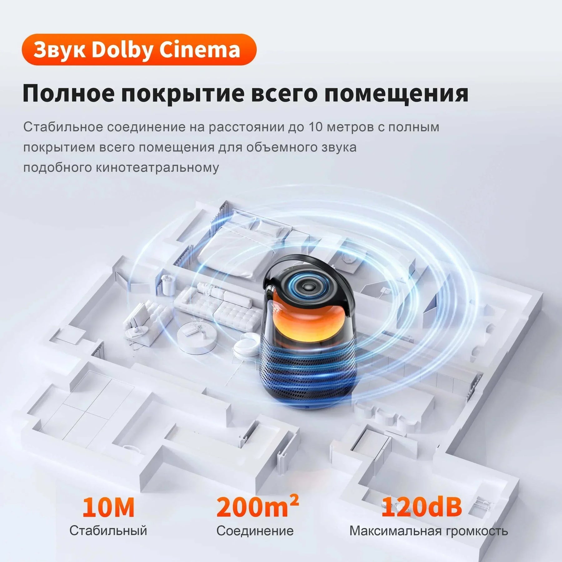 Sonic Wave Bluetooth Speaker.