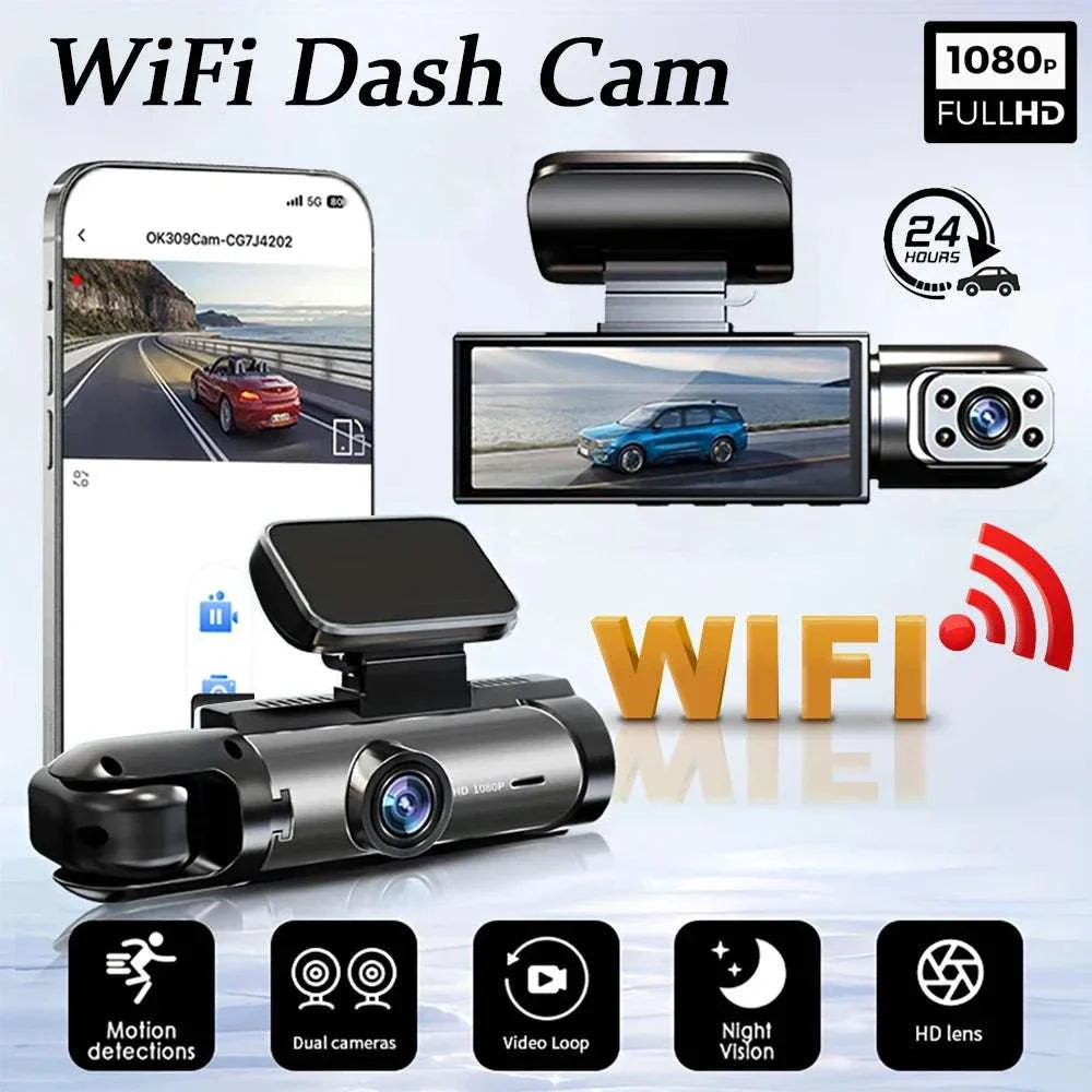 Dash cam front and rear