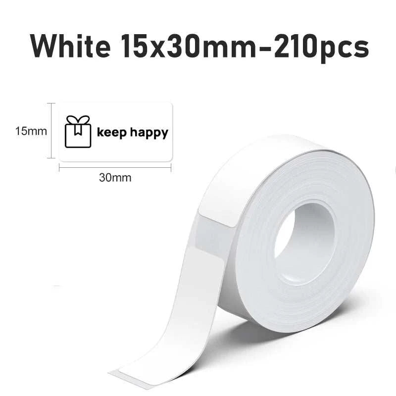 Marklife P15 Thermal Label Stickers Refill Rolls – Self-Adhesive Label Tape for P15, D30, P12 & Q30 Mini Printers