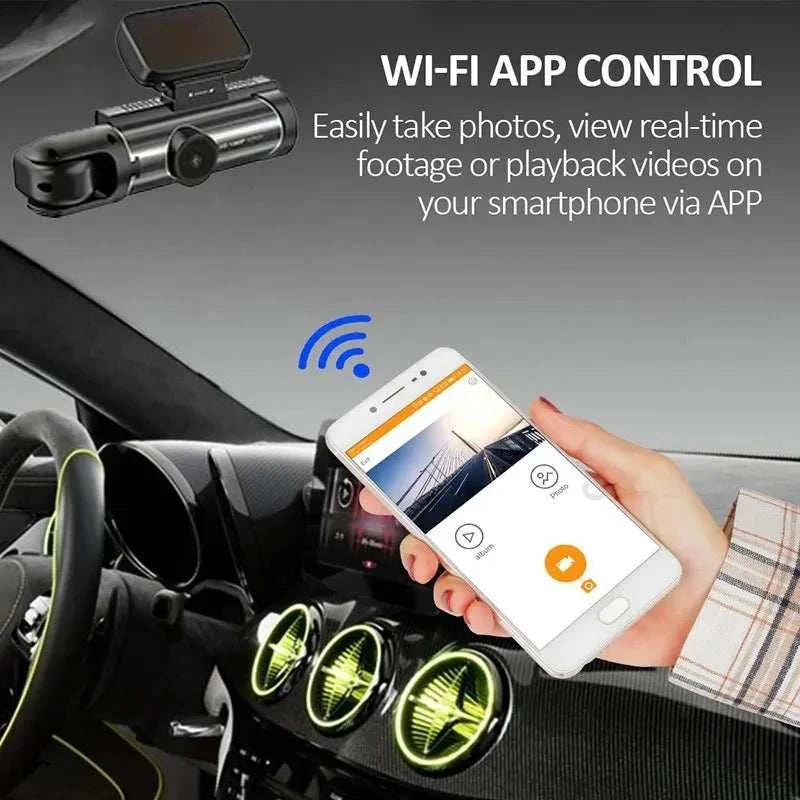 Dash cam front and rear