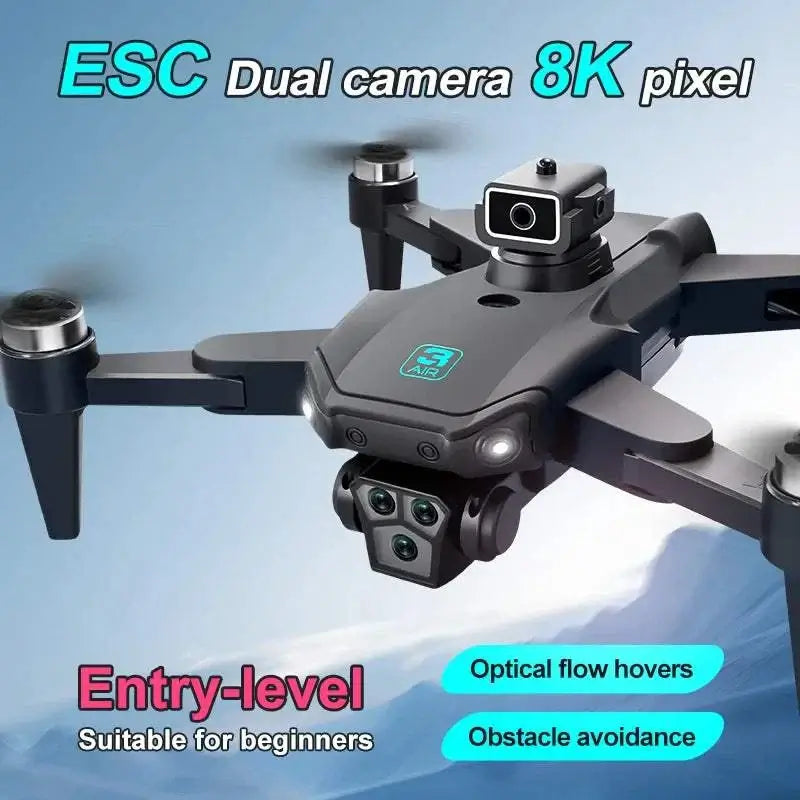 Lenovo S13 Pro Max Drone 8K Profesional HD Camera Brushless Obstacle Avoidance Aerial Optical Foldable Quadcopter Toy RC 15000M.