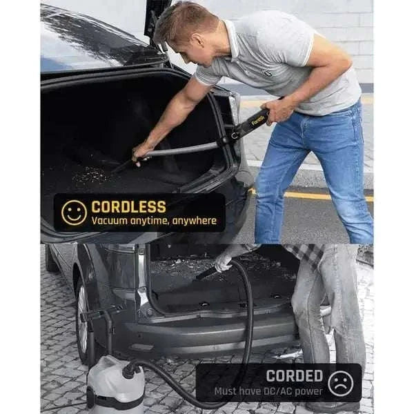 Slim Clean Cordless Car Vacuum.