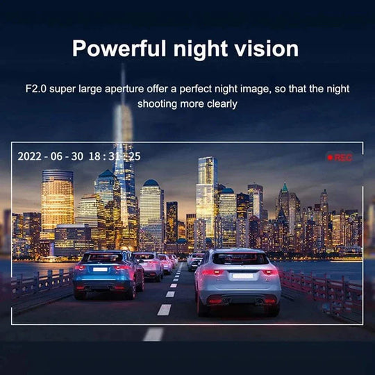 Dash cam front and rear