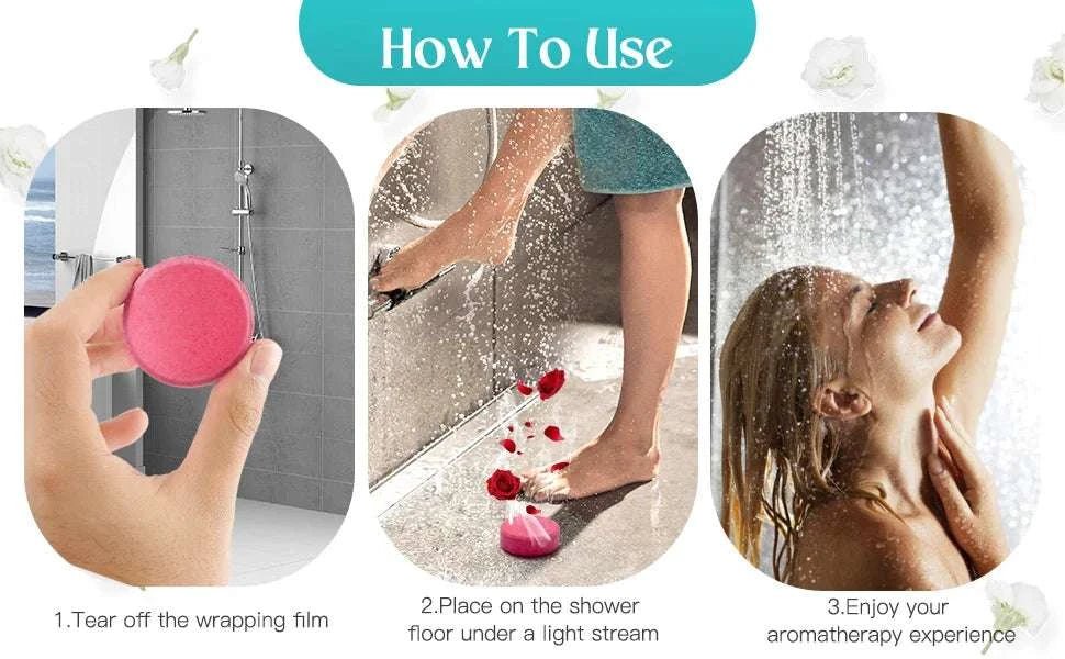 Shower Steamers Aromatherapy - 12 Pack Shower Bombs with Essential Oils Mint Eucalyptus Scent for Shower,.