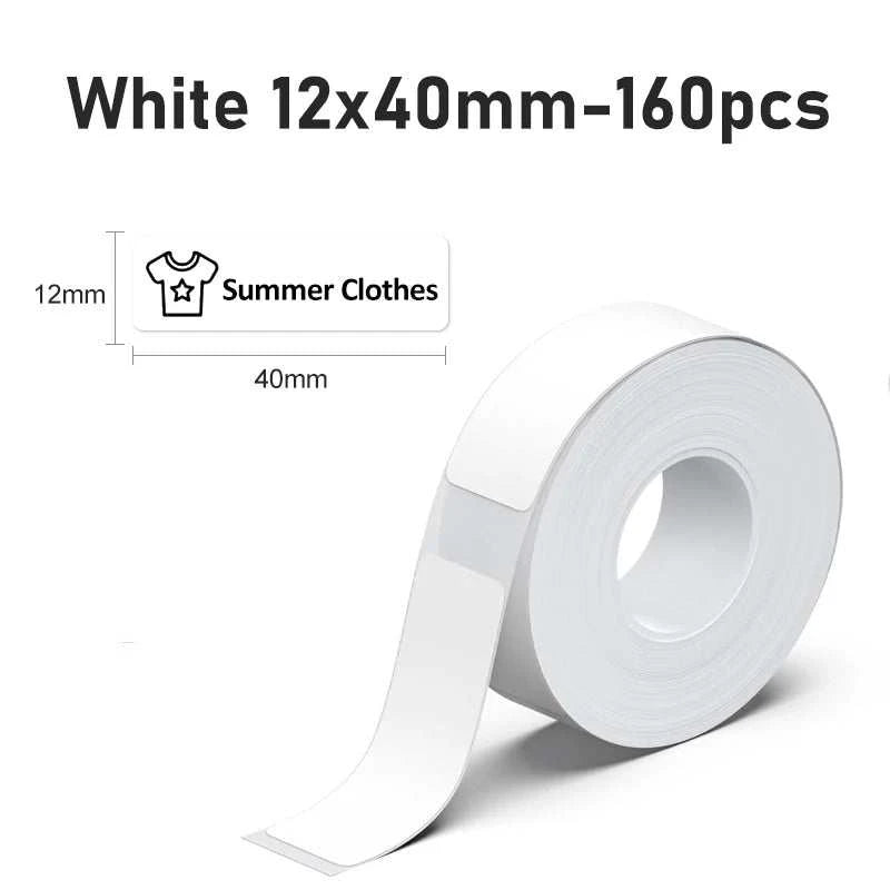 Marklife P15 Thermal Label Stickers Refill Rolls – Self-Adhesive Label Tape for P15, D30, P12 & Q30 Mini Printers