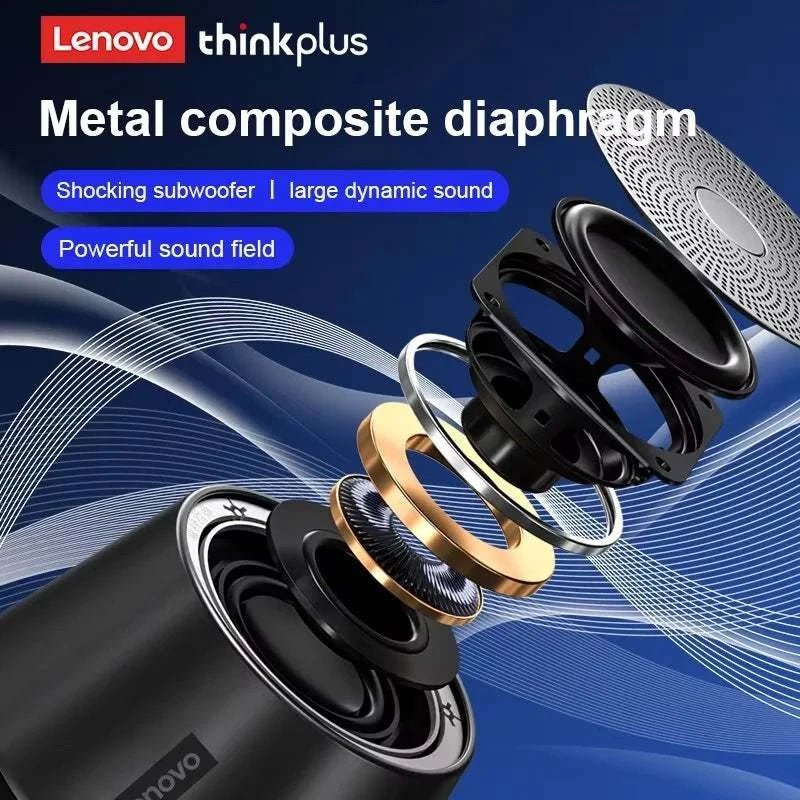 Original Lenovo K3 Pro Bluetooth Speaker — Deep Bass, Big Sound, Portable Outdoor Audio