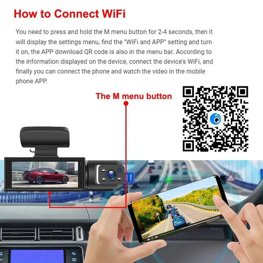 Dash cam front and rear