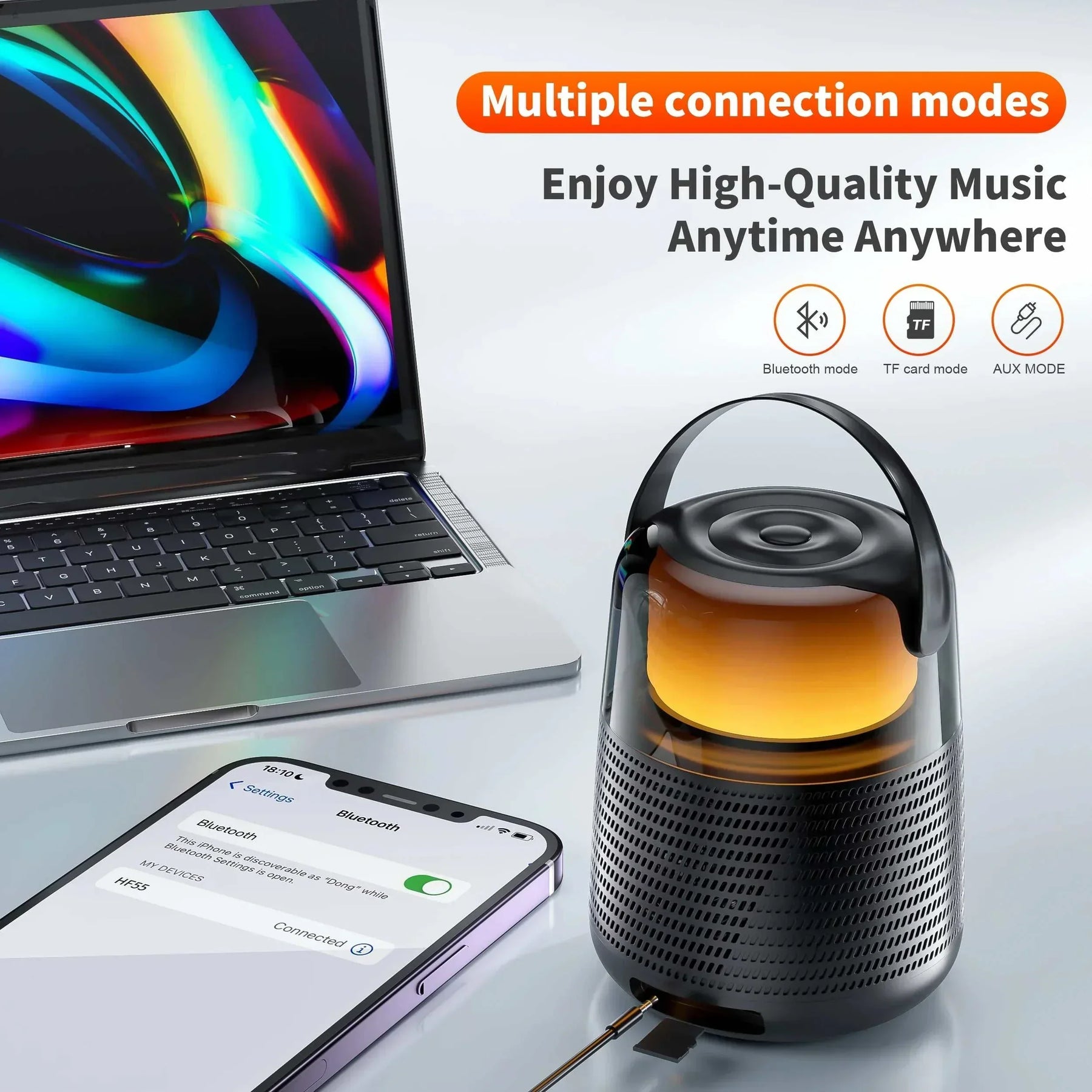 Sonic Wave Bluetooth Speaker.