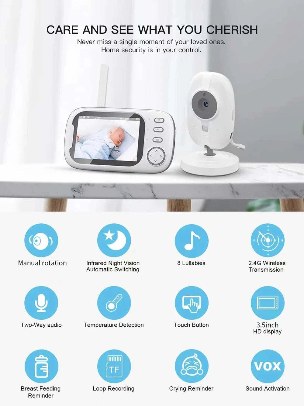 Cdycam Baby Monitor: Peaceful Parenting.
