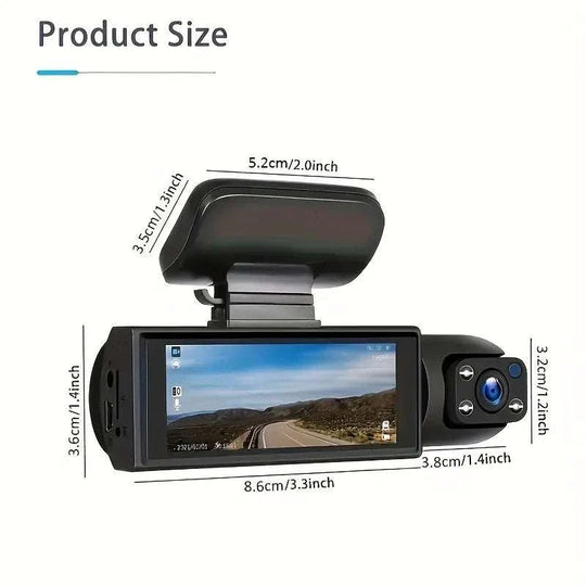 Dash cam front and rear