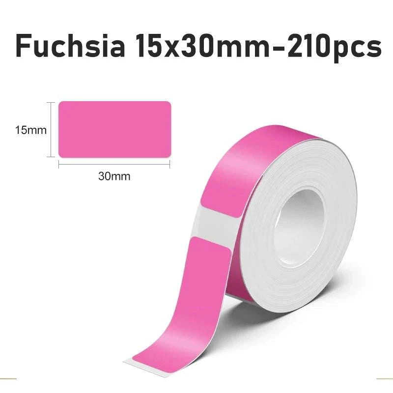 Marklife P15 Thermal Label Stickers Refill Rolls – Self-Adhesive Label Tape for P15, D30, P12 & Q30 Mini Printers