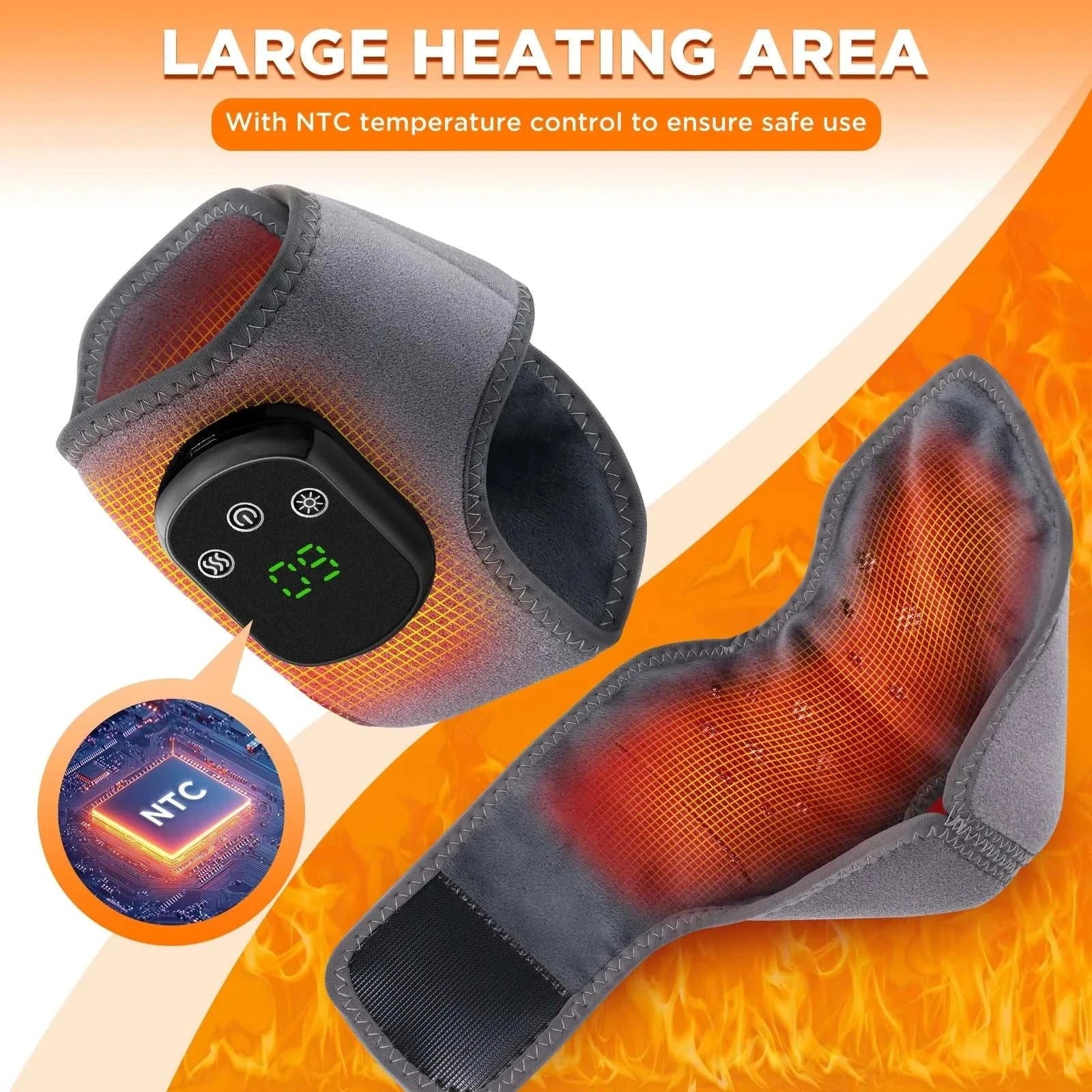 heated massage support wrap