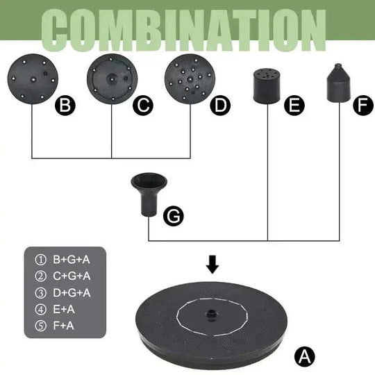 Solar Water Fountain - Granted solutions