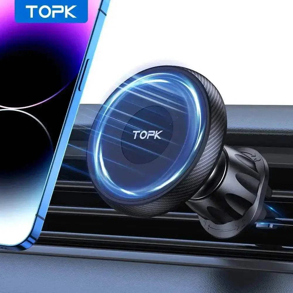 MagSafe Car Phone Holder Air Vent Magnetic Stand for iPhone series by TOPK