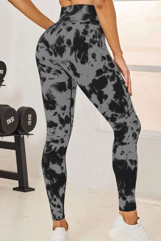 Tie-Dye High Waist Active Leggings  active leggings - Granted solutions