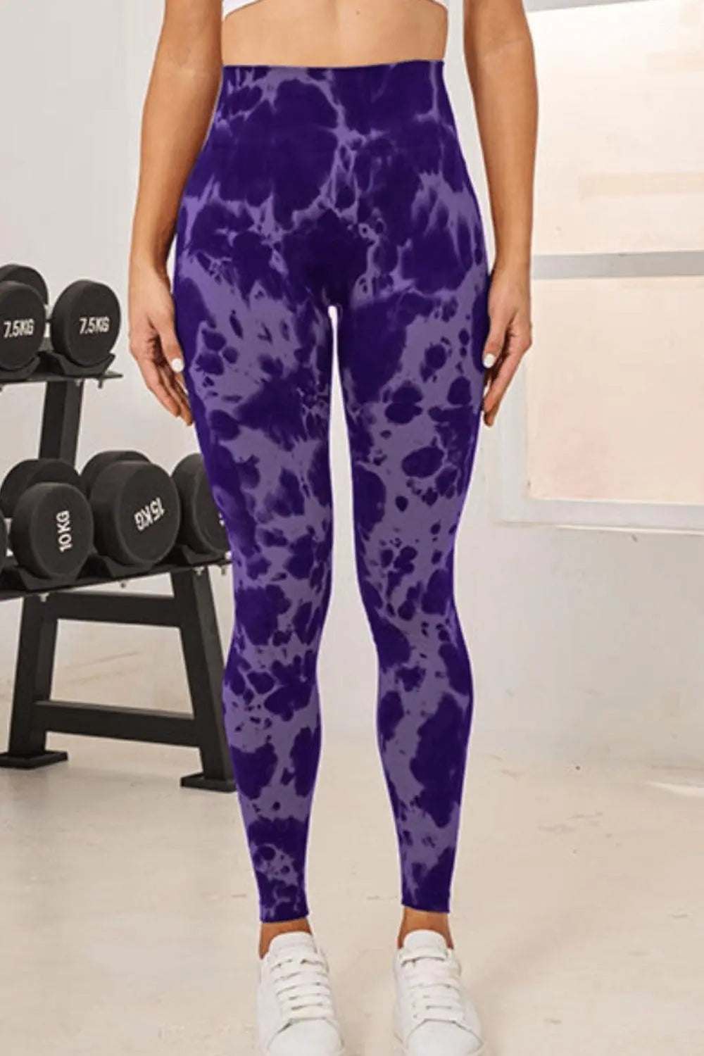 Tie-Dye High Waist Active Leggings  active leggings - Granted solutions