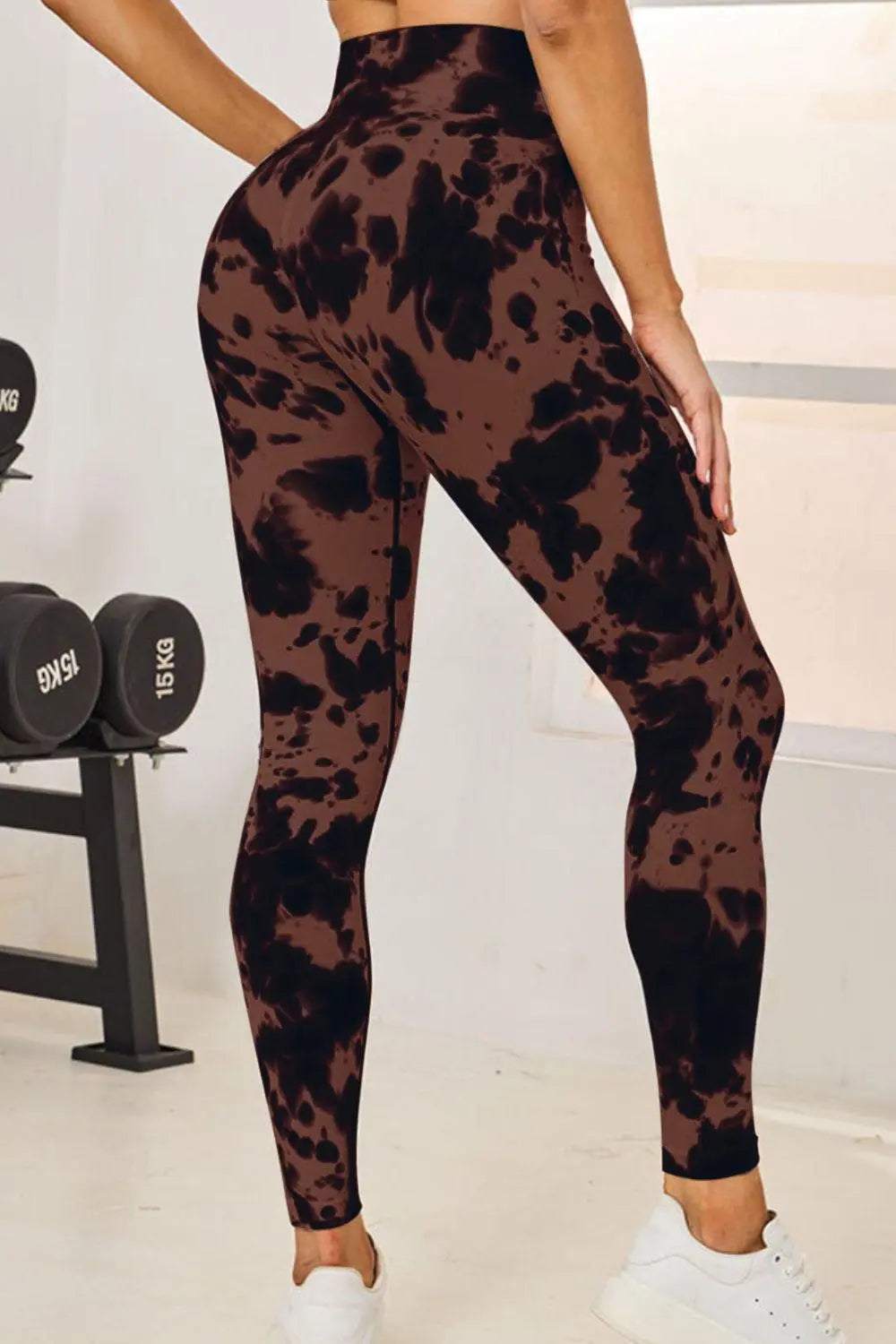 Tie-Dye High Waist Active Leggings  active leggings - Granted solutions