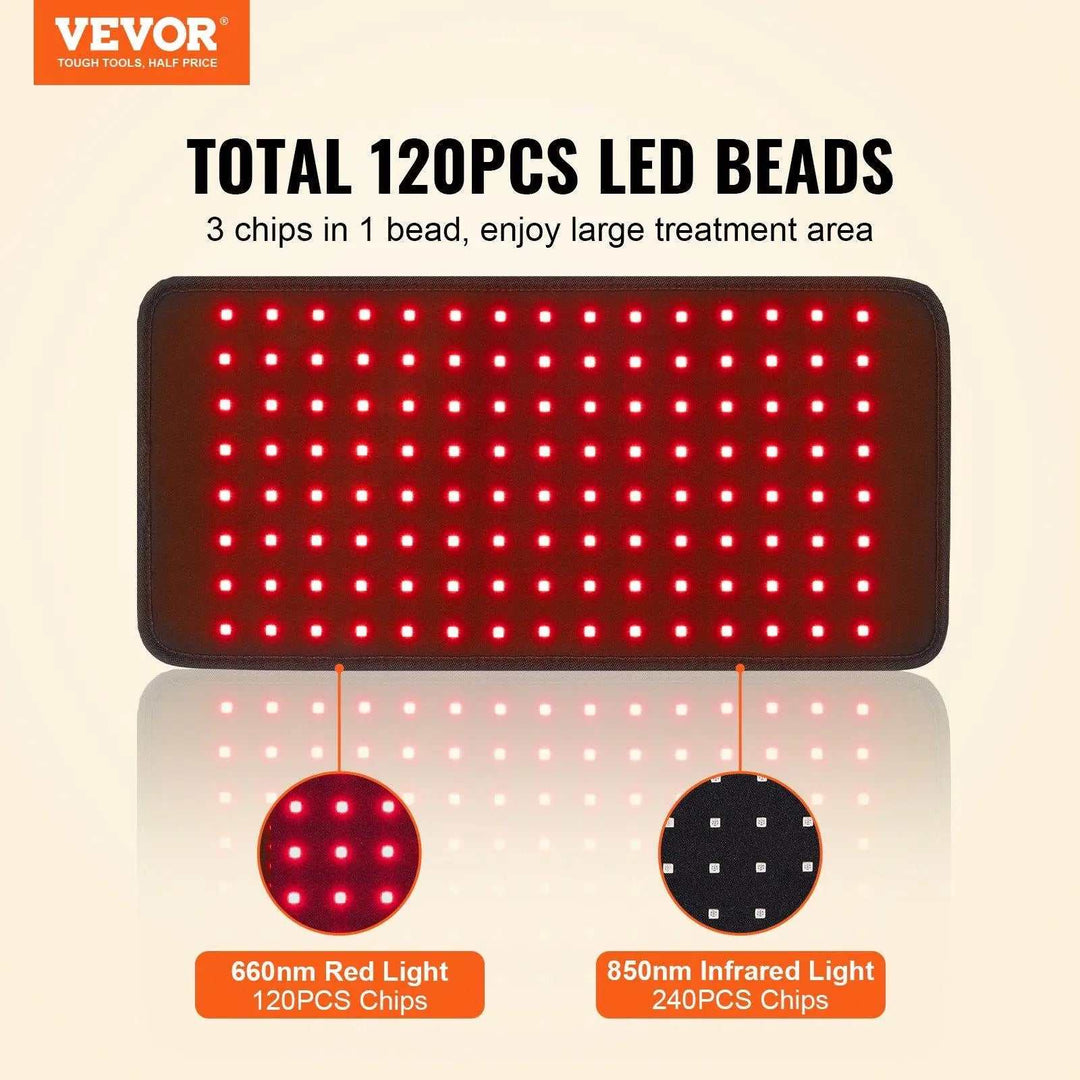 VEVOR Red Light Therapy Pad red light therapy.