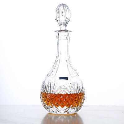 crystal wine decanter