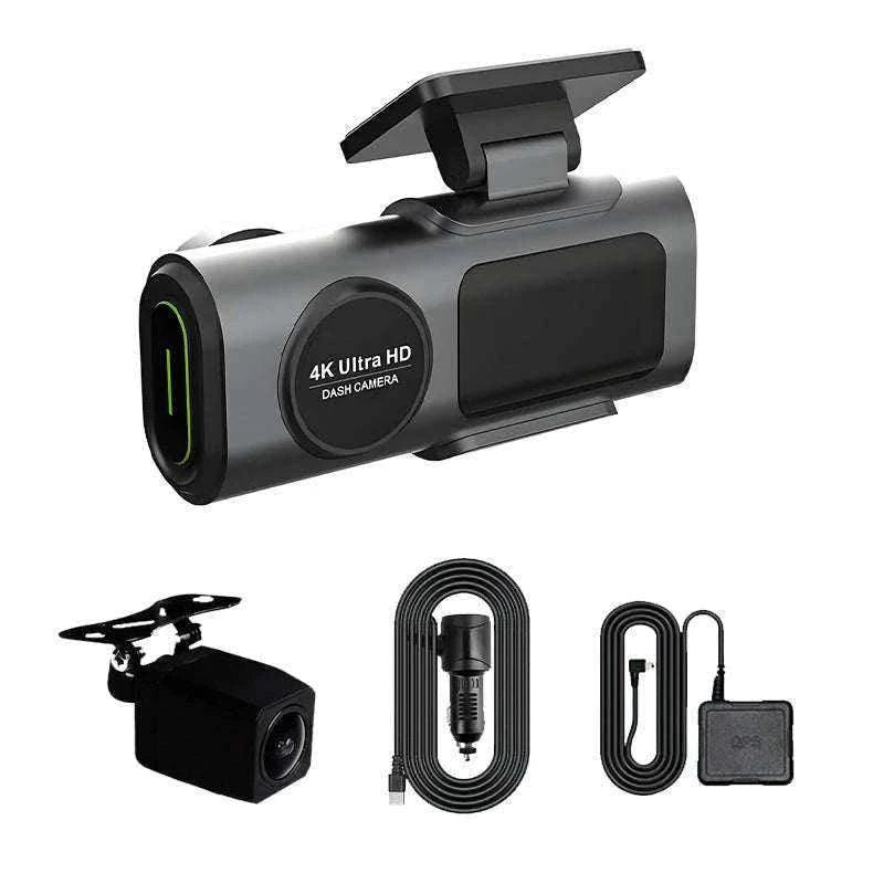 4K Front + 1080p Rear Dash Cam with Wi-Fi | GPS Option