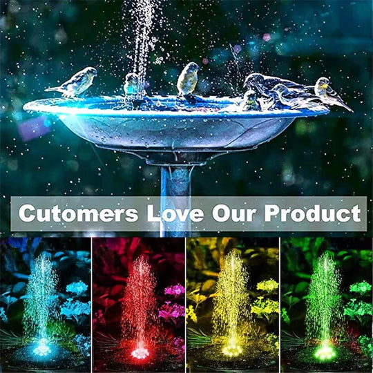 Solar Water Fountain