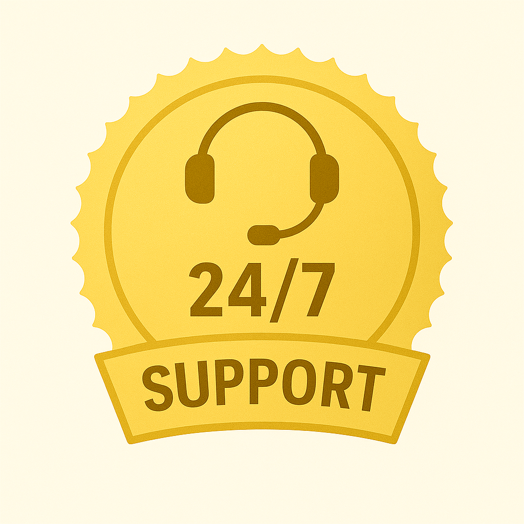24/7 Support
